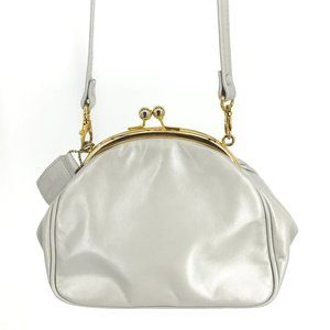 JACQUELINE FERRAR KISS LOCK CROSS BODY/CLUTCH BAG